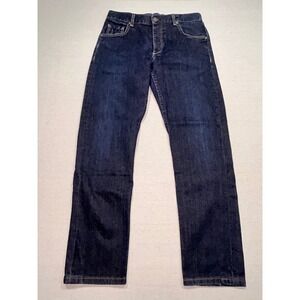 Rag & Bone RB 15X Mens 31 Tailored Workwear Jeans Indigo Dark Wash Straight Leg